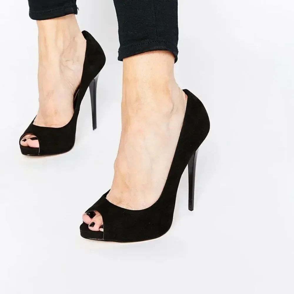 CAMILLE LA VIE PEEP TOE HIGH HEEL STILETTOS PUMP SHOES